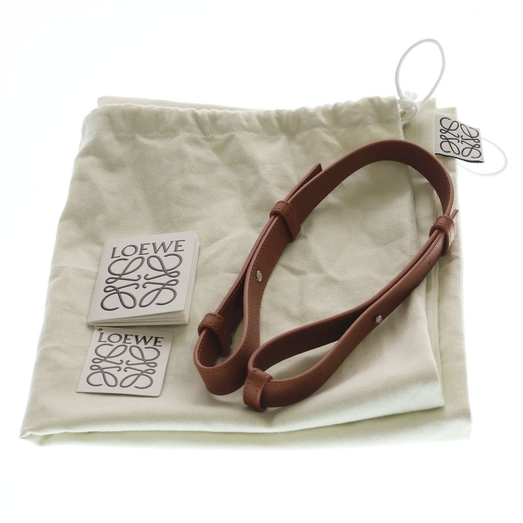 Loewe Hammock Flip Classic Calf Leather 2-Way Shoulder Bag Brown — view 8
