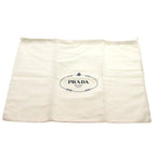 Prada Mini Tote Navy Nylon Leather to Line Angle Logo — view 9