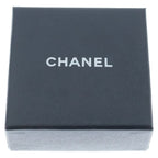 Chanel CC Logo Simple Earrings Silver — view 6