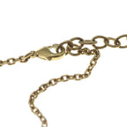 Dior Ebore Logo Faux Pearl Necklace Gold — view 4