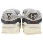 Louis Vuitton LV Sweatshirt Maxi Damoflage Damier Low Cut Sneakers Brown — view 3