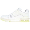 Louis Vuitton LV Trainer Line Lace Up Low Cut Sneakers White 9.5