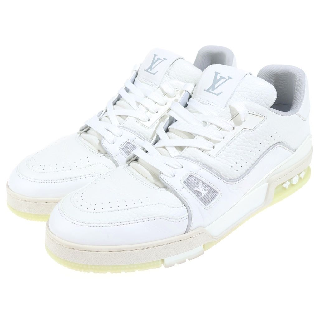 Louis Vuitton LV Trainer Line Lace Up Low Cut Sneakers White 9.5 — view 2