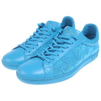 Louis Vuitton Luxembourg Line Sneakers Monogram Leather Low Cut Blue — view 2