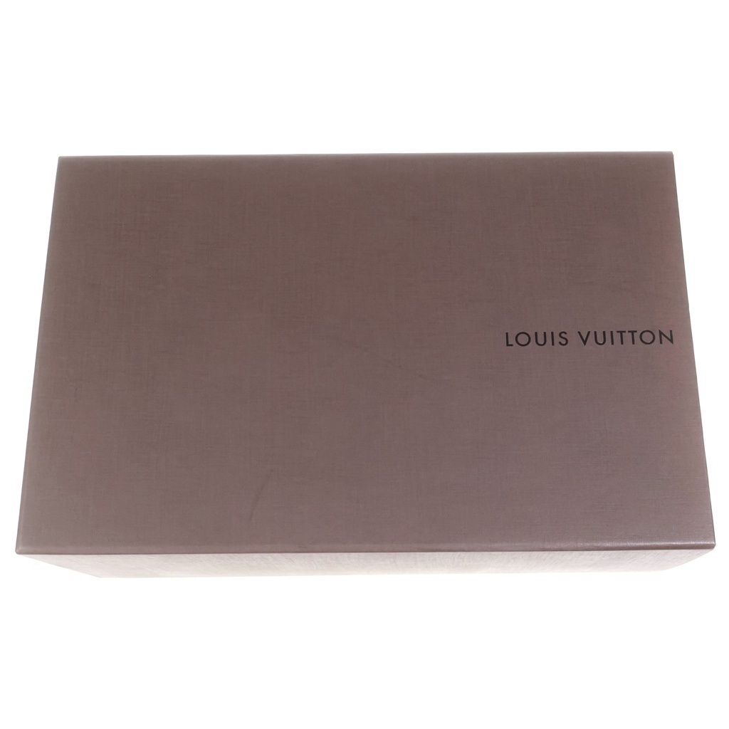 Louis Vuitton Black Satin Bank Slip on Loafers Punk on Damier Allover — view 7