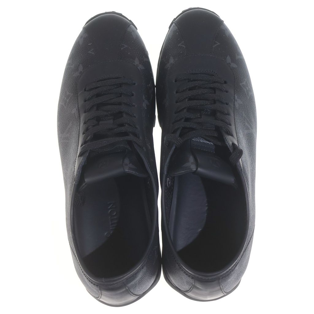 Louis Vuitton Wilderness Line Sneakers Monogram Leather Low Cut Black — view 4
