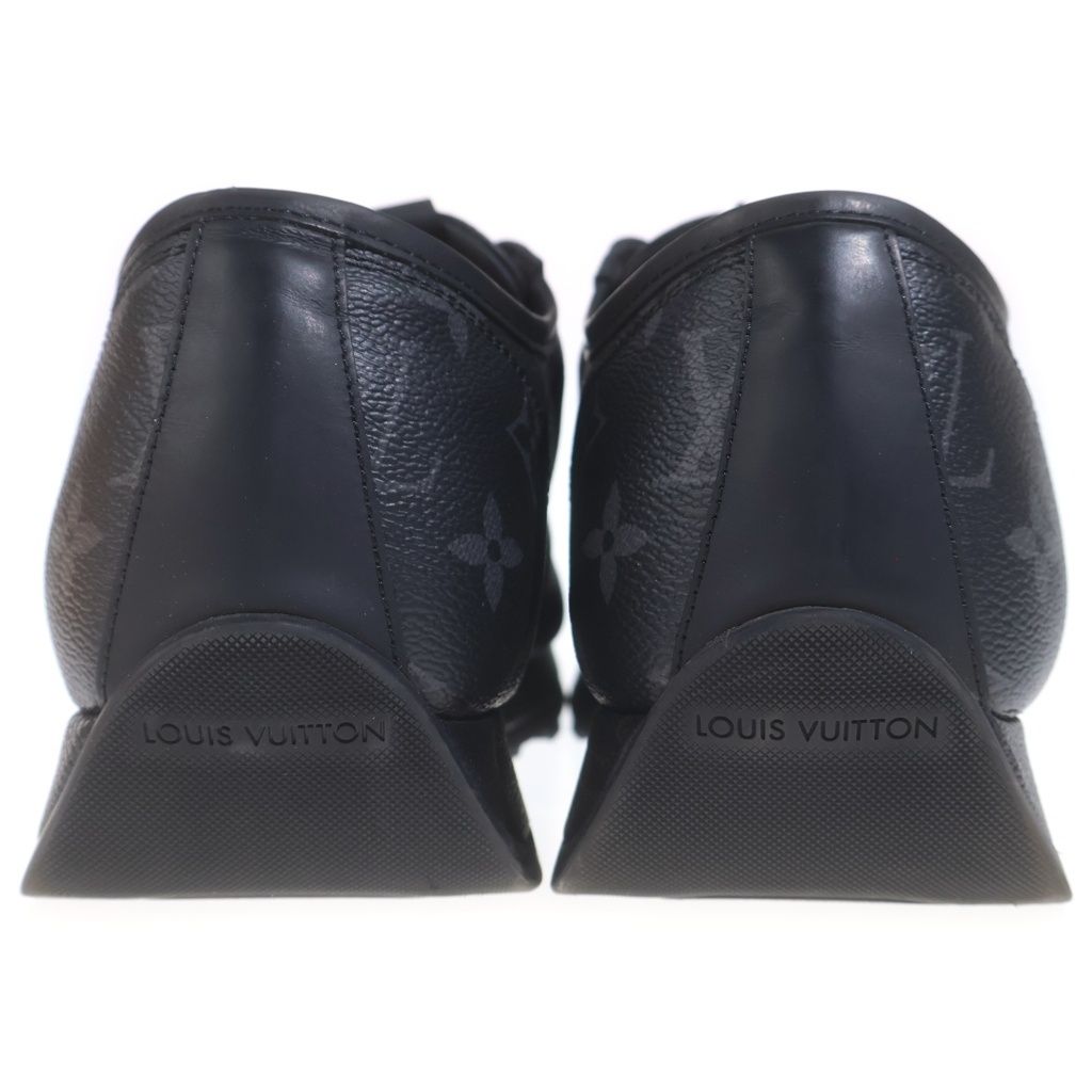 Louis Vuitton Wilderness Line Sneakers Monogram Leather Low Cut Black — view 3