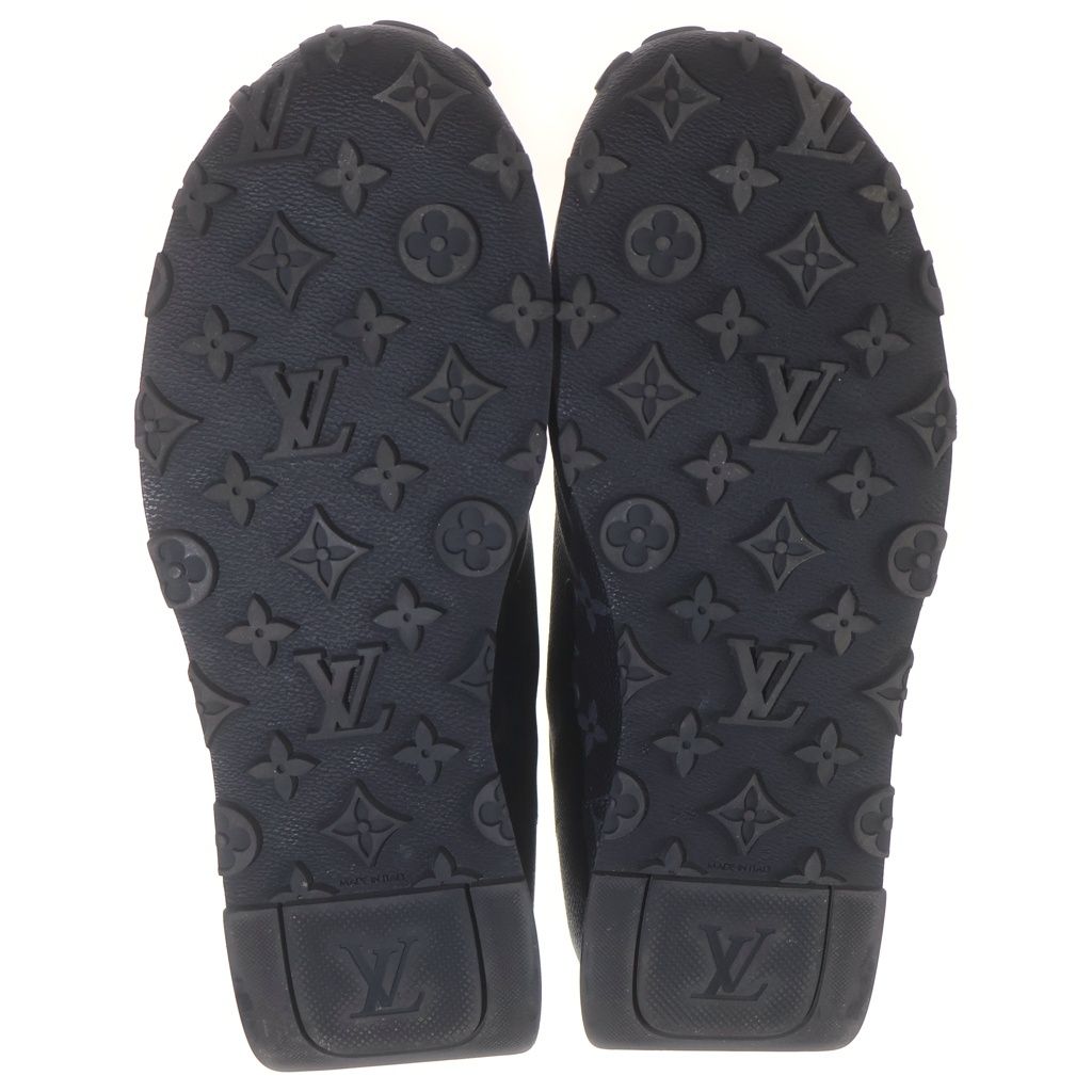 Louis Vuitton Wilderness Line Sneakers Monogram Leather Low Cut Black — view 5