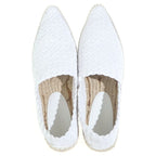 Bottega Veneta Intrecciato Espadrilles Slip on Shoes Leather White — view 4