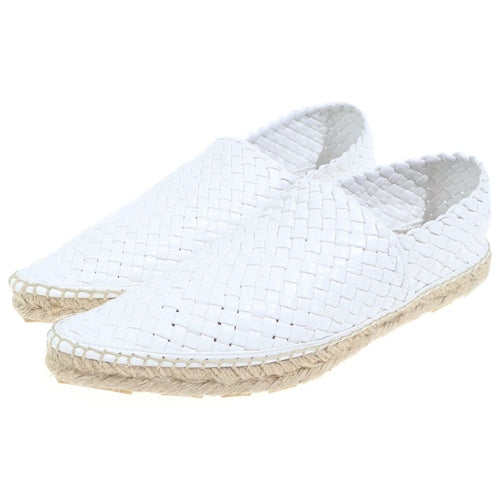 Bottega Veneta Intrecciato Espadrilles Slip on Shoes Leather White — view 2