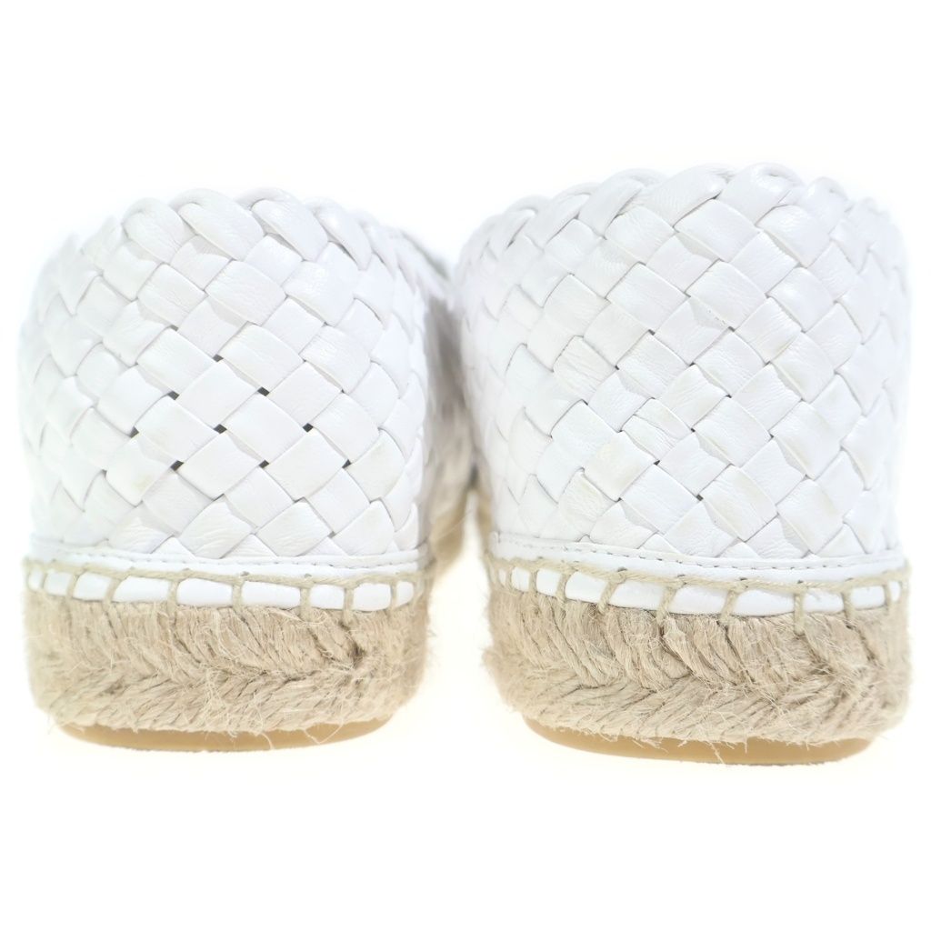 Bottega Veneta Intrecciato Espadrilles Slip on Shoes Leather White — view 3