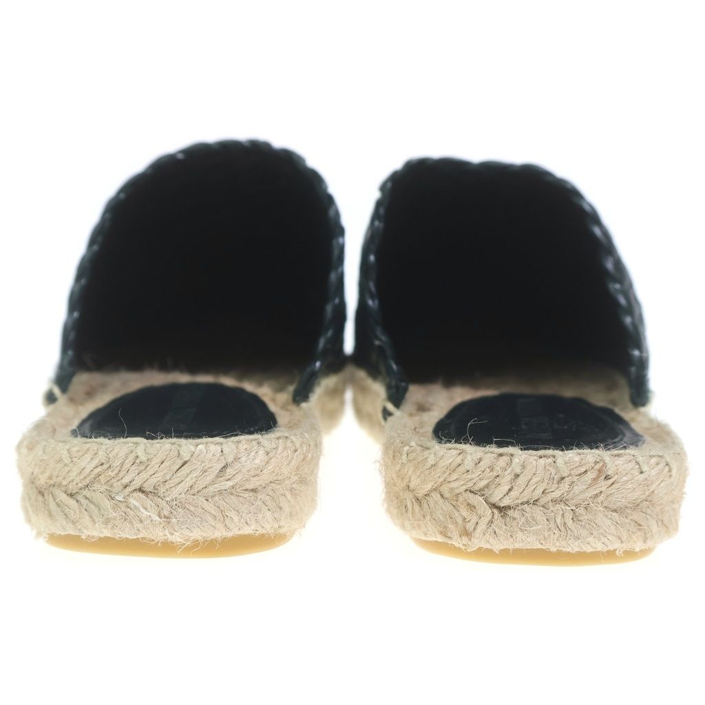 Bottega Veneta Intrecciato Espadrilles Sandals Shoes Leather Black — view 3
