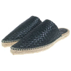 Bottega Veneta Intrecciato Espadrilles Sandals Shoes Leather Black — view 2