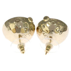 Chanel CC Logo Faux Pearl Rhinestone 24k Earrings Gold White — view 2