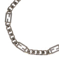 Fendi Baguette FF Logo Chain Bracelet Silver