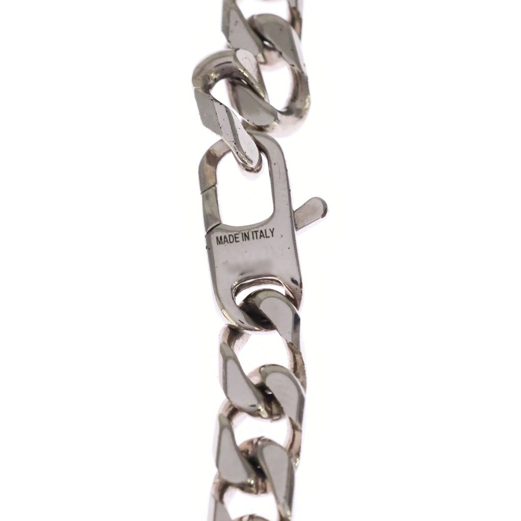Fendi Baguette FF Logo Chain Bracelet Silver — view 5