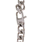 Fendi Baguette FF Logo Chain Bracelet Silver — view 5