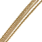 Dior Petit CD Double Necklace Logo Star Chain Gold — view 4
