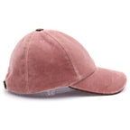 Louis Vuitton LV Touch Velour Monogram Flower Embroidery Baseball Cap Hat Pink — view 3
