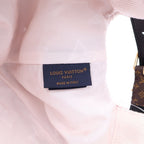 Louis Vuitton LV Touch Velour Monogram Flower Embroidery Baseball Cap Hat Pink — view 8