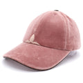 Louis Vuitton LV Touch Velour Monogram Flower Embroidery Baseball Cap Hat Pink
