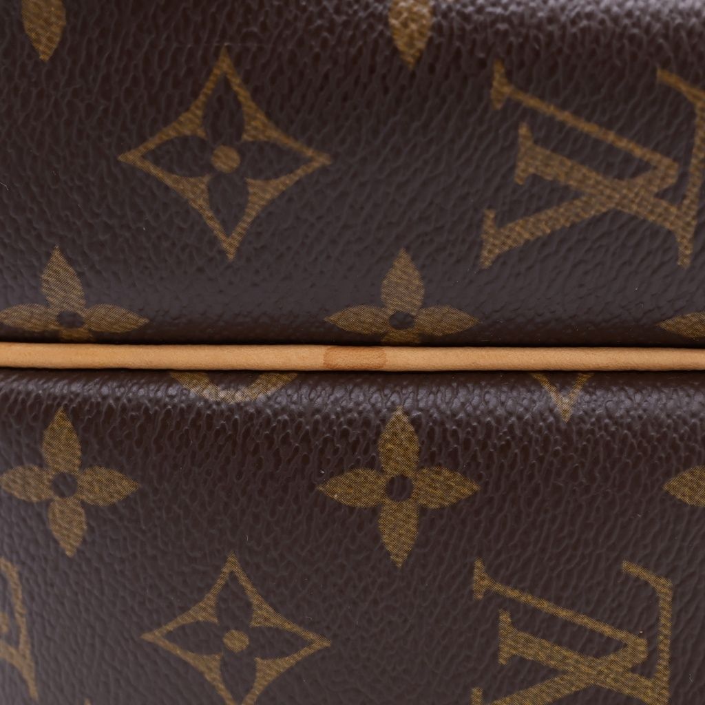 Louis Vuitton Monogram Reporter PM Leather Shoulder Bag Brown — view 7