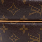 Louis Vuitton Monogram Reporter PM Leather Shoulder Bag Brown — view 7