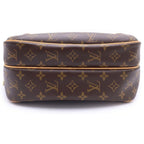 Louis Vuitton Monogram Reporter PM Leather Shoulder Bag Brown — view 4
