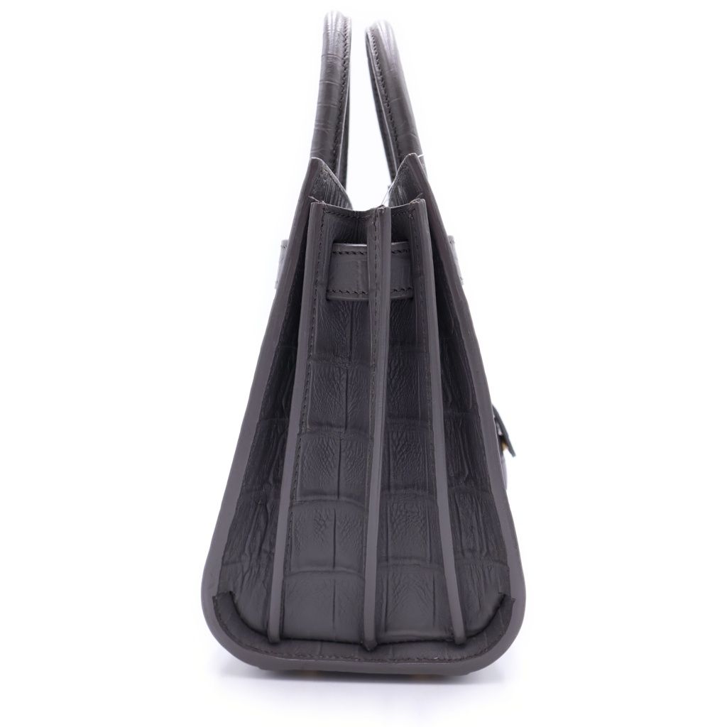 Saint Laurent Paris Sac Dojour Nano 2-Way Shoulder Bag Croco — view 3