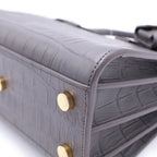 Saint Laurent Paris Sac Dojour Nano 2-Way Shoulder Bag Croco — view 5