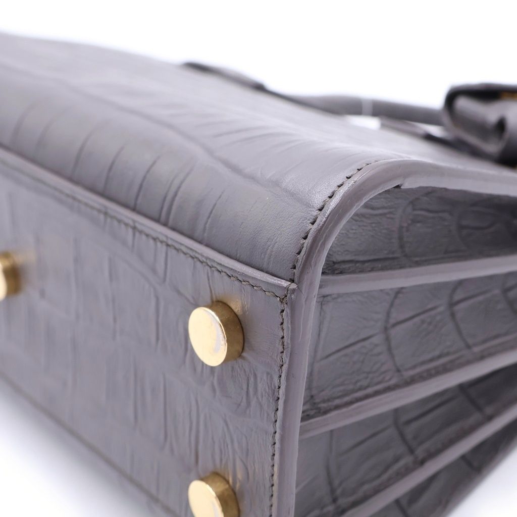 Saint Laurent Paris Sac Dojour Nano 2-Way Shoulder Bag Croco — view 5