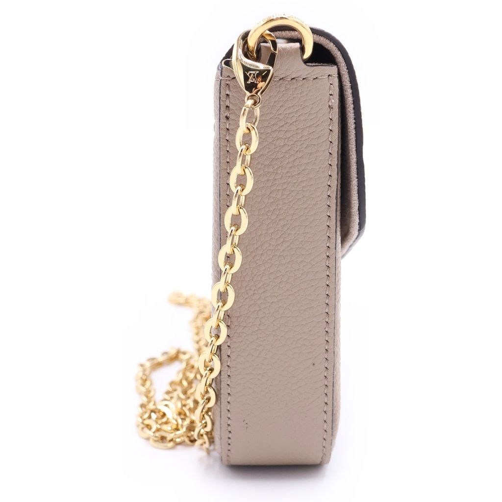 Louis Vuitton Monogram Empreinte Pochette Felicie Chain Wallet Shoulder — view 3