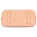 Louis Vuitton Monogram Alma BB 2-Way Shoulder Bag Brown Leather Gold — view 4