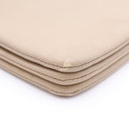 Celine Trio Small Leather Shoulder Bag Pouch Pochette Beige — view 6