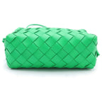 Bottega Veneta Mini Loop Camera Shoulder Bag Intrecciato Leather Green — view 4