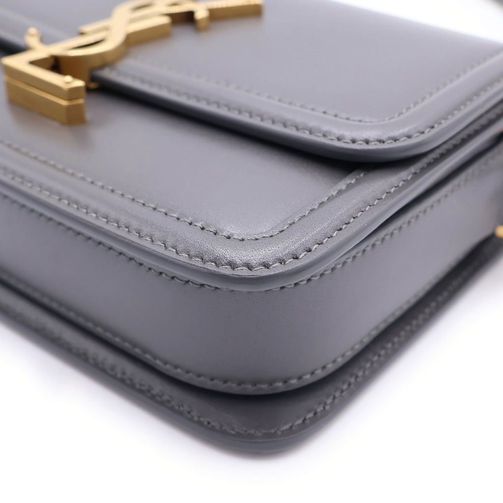 Saint Laurent Solferino Shoulder Bag Leather Logo — view 5