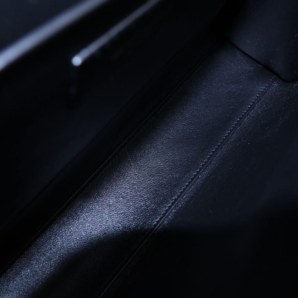 Saint Laurent Paris Manhattan Shoulder Bag Black Leather — view 8