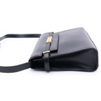Saint Laurent Paris Manhattan Shoulder Bag Black Leather — view 3