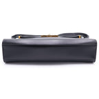 Saint Laurent Paris Manhattan Shoulder Bag Black Leather — view 4