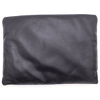 Saint Laurent Paris Puffy Pouch Clutch Large Leather Black — view 2