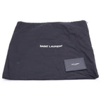 Saint Laurent Paris Puffy Pouch Clutch Large Leather Black — view 9