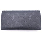 Louis Vuitton Monogram Empreinte Portefeuille Emily Wallet Leather Noir — view 2