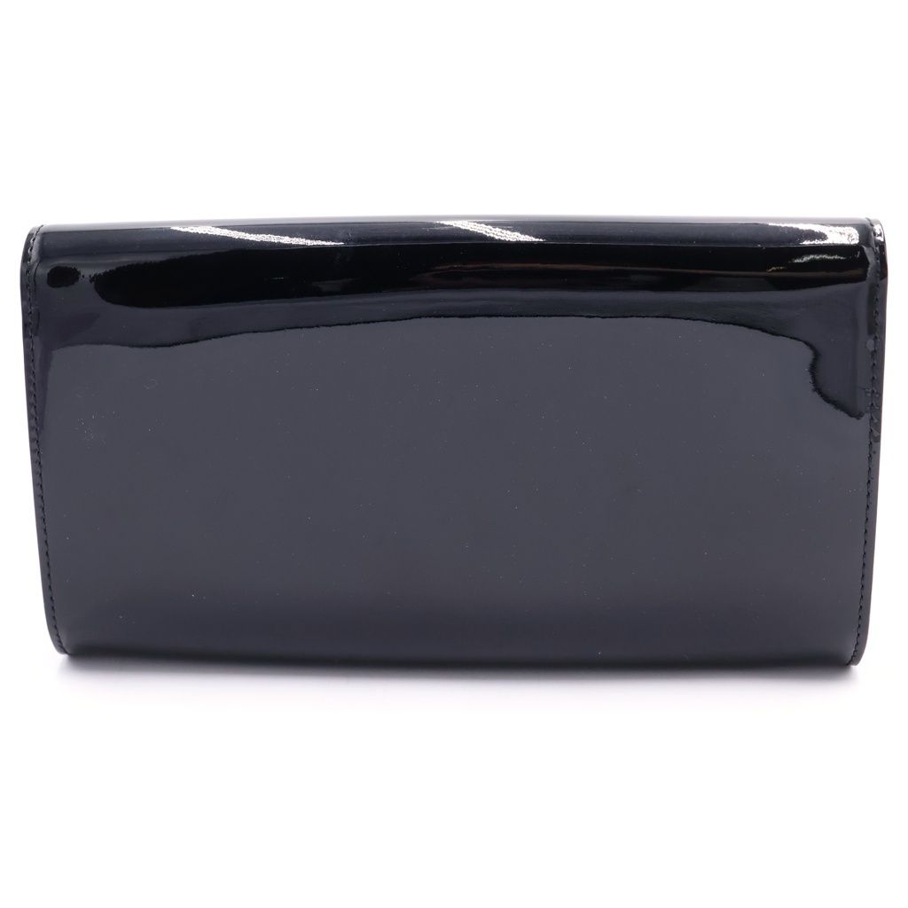 Louis Vuitton Vernis Pochette e East West NM Clutch Handbag Black — view 2