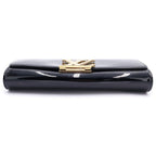 Louis Vuitton Vernis Pochette e East West NM Clutch Handbag Black — view 4