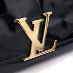 Louis Vuitton Vernis Pochette e East West NM Clutch Handbag Black — view 6