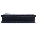 Dior Lady Cannage Pouch Chain Shoulder Bag Black Leather — view 4