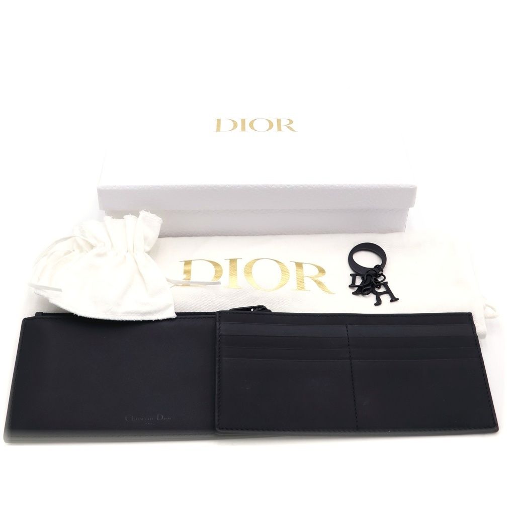 Dior Lady Cannage Pouch Chain Shoulder Bag Black Leather — view 8