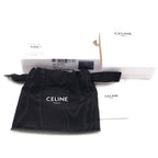 Celine Large Card Holder Triomphe Embossed Calfskin Gray — view 6