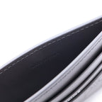Celine Large Card Holder Triomphe Embossed Calfskin Gray — view 4