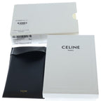 Celine Triomphe Brass Pearl Necklace Gold — view 6